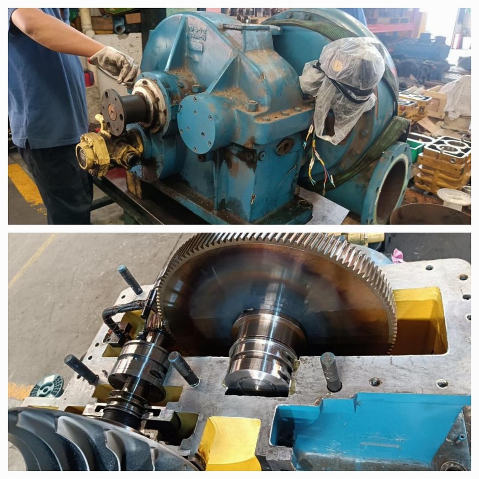 江蘇某污水廠 無(wú)錫杰爾單級(jí)高速風(fēng)機(jī)維修案例