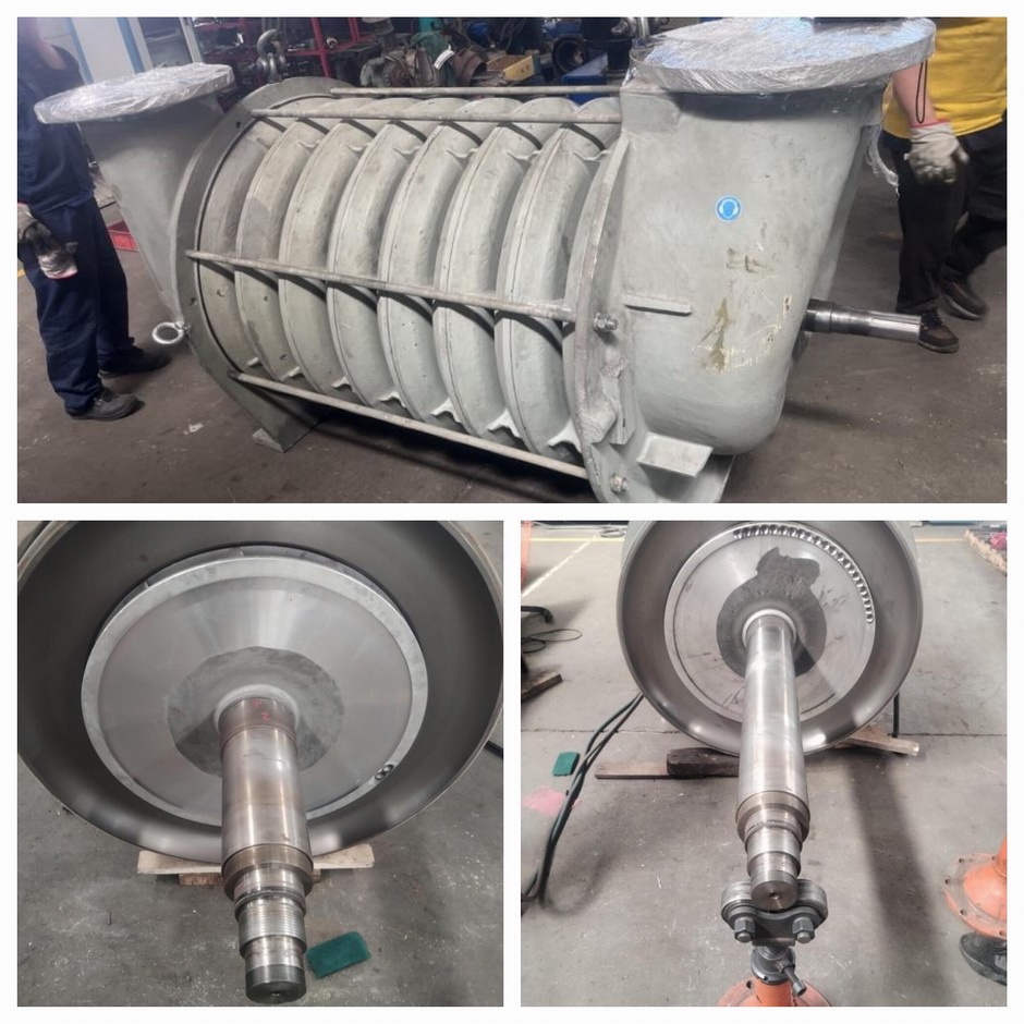 河南焦作某電廠格瑞拓氧化風(fēng)機(jī)維修案例