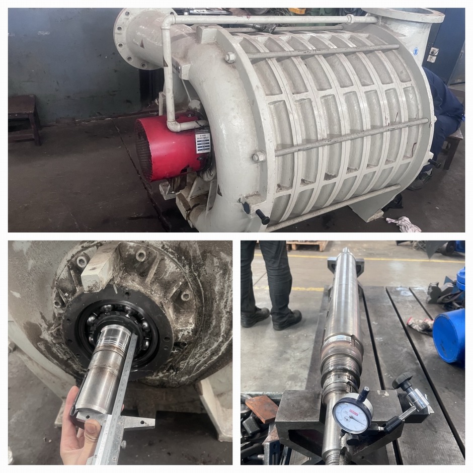 咸陽(yáng)某污水廠格瑞拓多級(jí)風(fēng)機(jī)維修案例