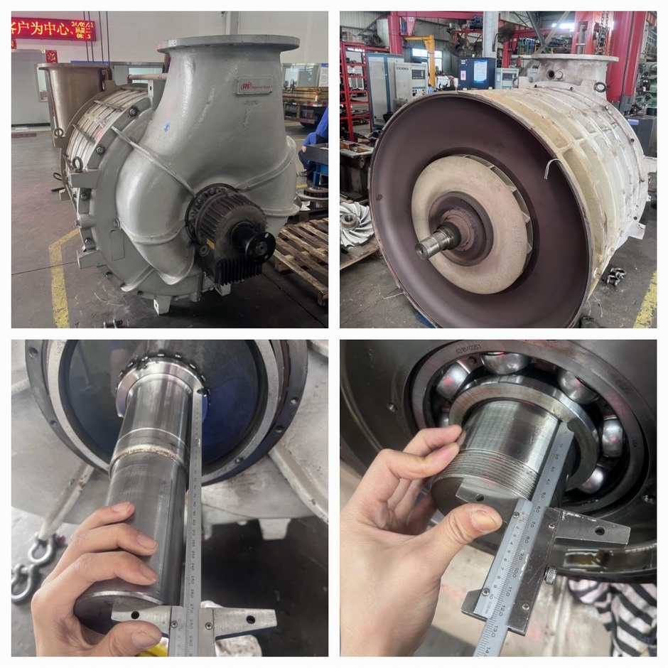 鹽城某發(fā)電廠 格瑞拓氧化風(fēng)機(jī)維修案例