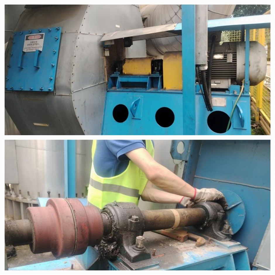 昆山某客戶 離心風(fēng)機(jī)維修